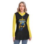 Tunique Femme Slim à Col Drapé – "Defenders of Freedom"