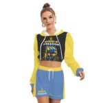 Ensemble Femme "Defenders of Freedom" – Hoodie Court et Short Sport
