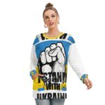 SWEATSHIRT COL ROND FENDU – MANCHES LONGUES