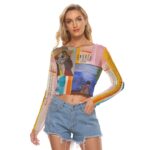 All-Over Print Women's Mesh Long Sleeves T-shirt