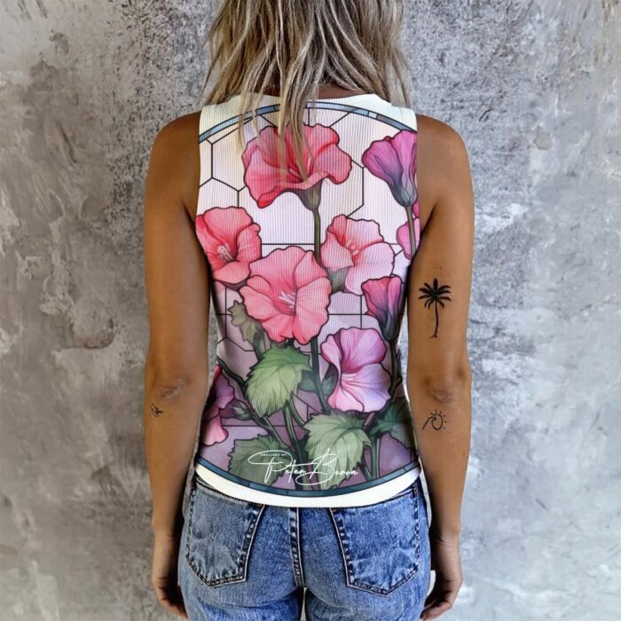 All-Over Print Anni's Button Vest – Image 2